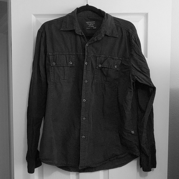 Mens Button Down Rolled Sleeves or Long - Picture 3 of 6